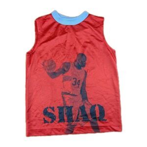 Shaquille O'Neal Shaq Youth Jersey Red Graphic Jersey Youth 6-7 Vtg 00s Y2K